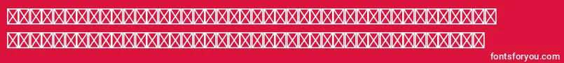 Шрифт EuroserifstdBold – белые шрифты на красном фоне