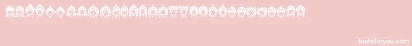 Headofidol Font – White Fonts on Pink Background