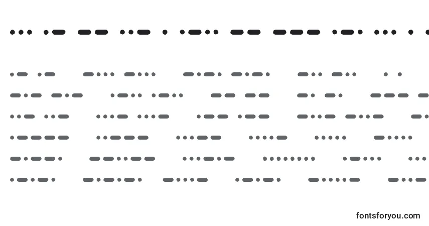 Шрифт SamuelMorseMedium – алфавит, цифры, специальные символы