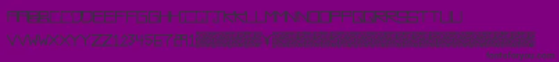 Шрифт Rawdiet – чёрные шрифты на фиолетовом фоне