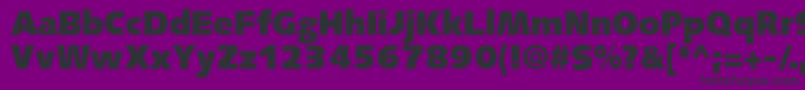 FacileblacksskBold Font – Black Fonts on Purple Background