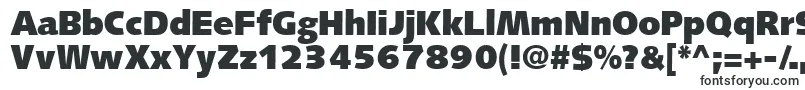 Czcionka FacileblacksskBold – pogrubione fonty