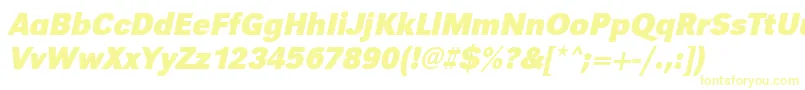 UrwgrotesktnarBoldOblique Font – Yellow Fonts