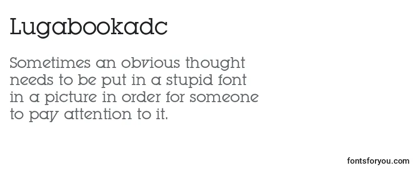 Review of the Lugabookadc Font