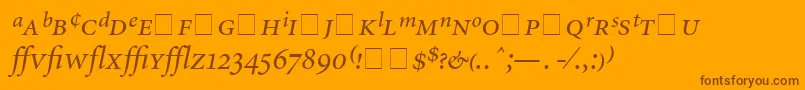 Lisätietoja AtlantixProSsiItalic-fontista AtlantixProSsiItalic-fontti – ruskeat fontit oranssilla taustalla