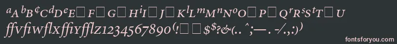 fuente AtlantixProSsiItalic – Fuentes Rosadas Sobre Fondo Negro