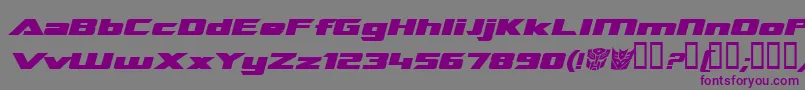 Tranrebi Font – Purple Fonts on Gray Background