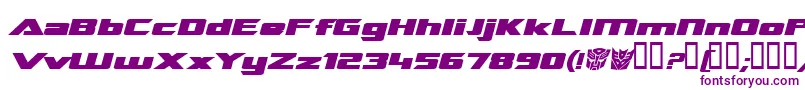 Tranrebi Font – Purple Fonts on White Background