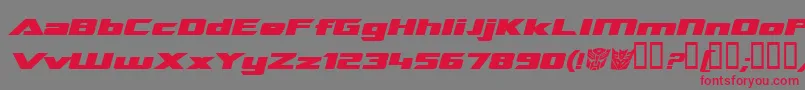 Tranrebi Font – Red Fonts on Gray Background