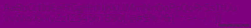 Exo2.0Thin Font – Black Fonts on Purple Background