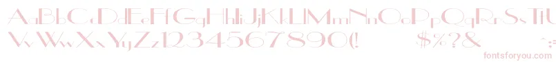 UppeaEx Font – Pink Fonts on White Background