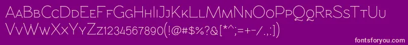 Rawengulkpcs Font – Pink Fonts on Purple Background