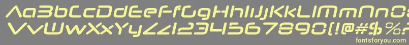 Подробнее о шрифте NeuropolnovargBolditalic Шрифт NeuropolnovargBolditalic – жёлтые шрифты на сером фоне