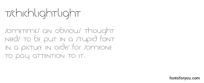 TschichlightLight Font
