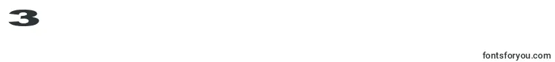 フォントGfViennaHeavy – フォント数字3