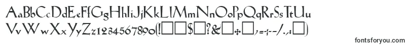 Gabel-fontti – kirjafontit