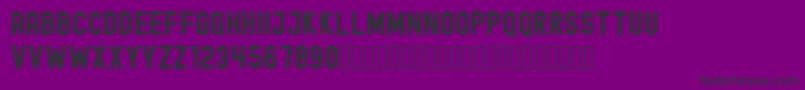 EdmundFree Font – Black Fonts on Purple Background