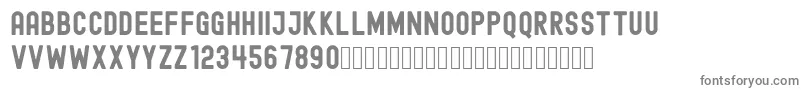 EdmundFree-fontti – harmaat kirjasimet valkoisella taustalla
