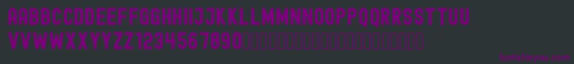 EdmundFree Font – Purple Fonts on Black Background