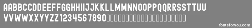 フォントEdmundFree – 灰色の背景に白い文字