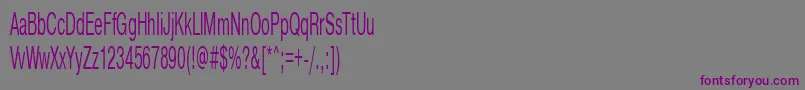 Pragmaticactt45n Font – Purple Fonts on Gray Background