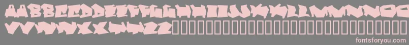 Dortmund Font – Pink Fonts on Gray Background
