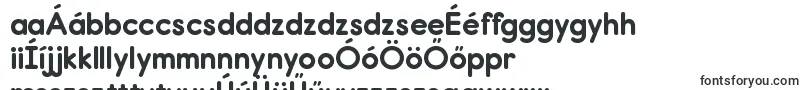 Шрифт ReportrgBold – венгерские шрифты