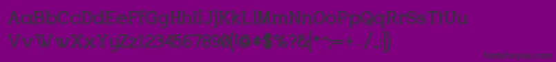 CharringtonBold-Schriftart – Schwarze Schriften auf violettem Hintergrund