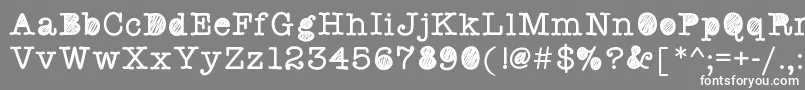Swquickstaffmeeting Font – White Fonts on Gray Background