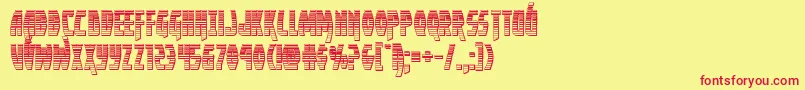 Yankeeclipperchrome Font – Red Fonts on Yellow Background