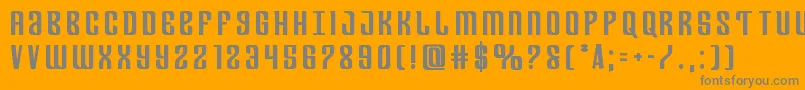 En savoir plus sur la police Departmenthboldtitle Police Departmenthboldtitle – polices grises sur fond orange