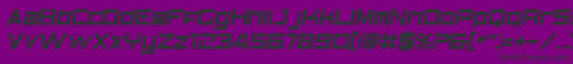 Шрифт Elements – чёрные шрифты на фиолетовом фоне