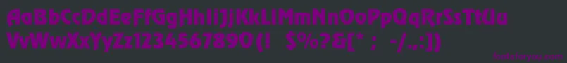 ReneeThin Font – Purple Fonts on Black Background