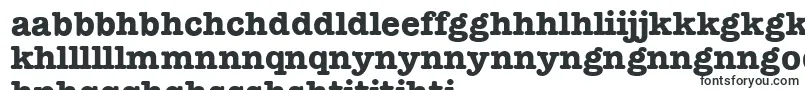 Шрифт ModerntypewriterBold – сесото шрифты