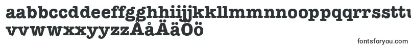 Шрифт ModerntypewriterBold – шведские шрифты