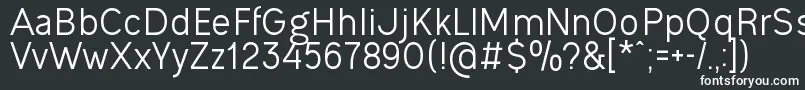 Шрифт OgonekRegular – белые шрифты на чёрном фоне
