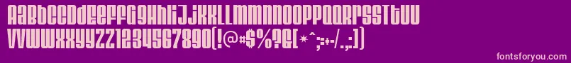 VelvendaCooler Font – Pink Fonts on Purple Background