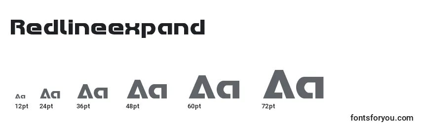 Redlineexpand Font Sizes
