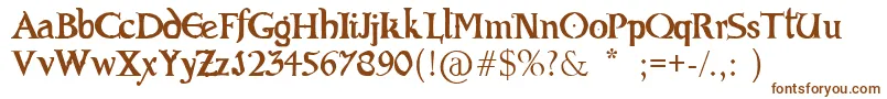 EvilBible Font – Brown Fonts on White Background