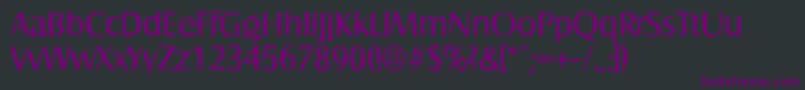 SalzburgantiqueRegular Font – Purple Fonts on Black Background