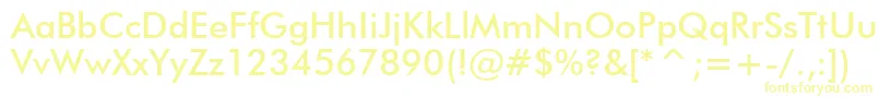 FuturaMediumBt Font – Yellow Fonts