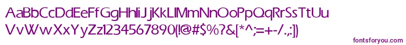 EricMedium Font – Purple Fonts on White Background