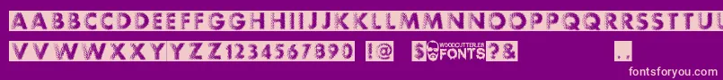 More about Experimento Font Experimento Font – Pink Fonts on Purple Background