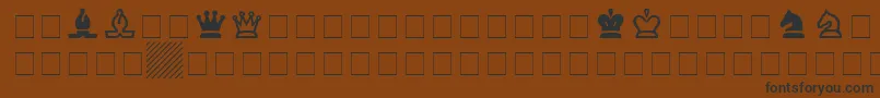 More about ChessSsi Font ChessSsi Font – Black Fonts on Brown Background