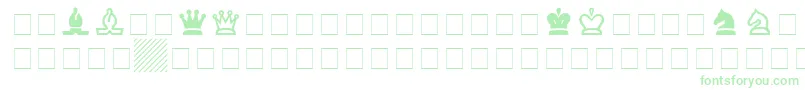 More about ChessSsi Font ChessSsi Font – Green Fonts on White Background