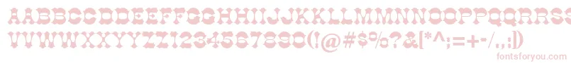 Cottonwoodstd Font – Pink Fonts on White Background