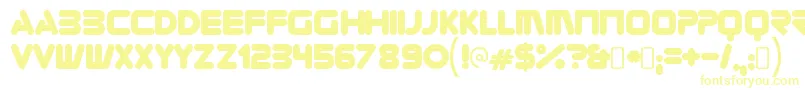 ZorqueRegular Font – Yellow Fonts