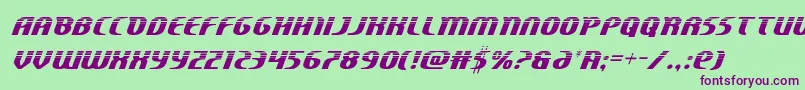 Centaurushalf Font – Purple Fonts on Green Background