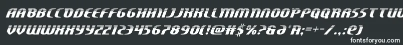 Centaurushalf Font – White Fonts on Black Background