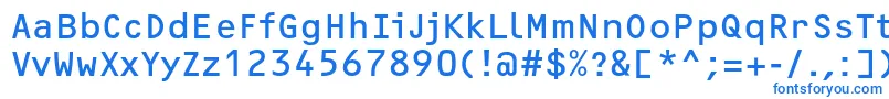 OcrfRegularc Font – Blue Fonts